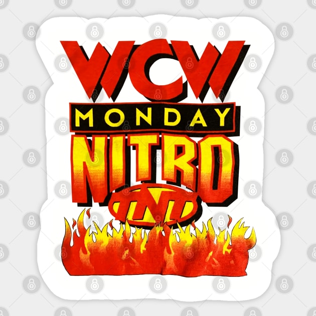 WCW Monday Nitro - TNT Wrestling Sticker by nicklower